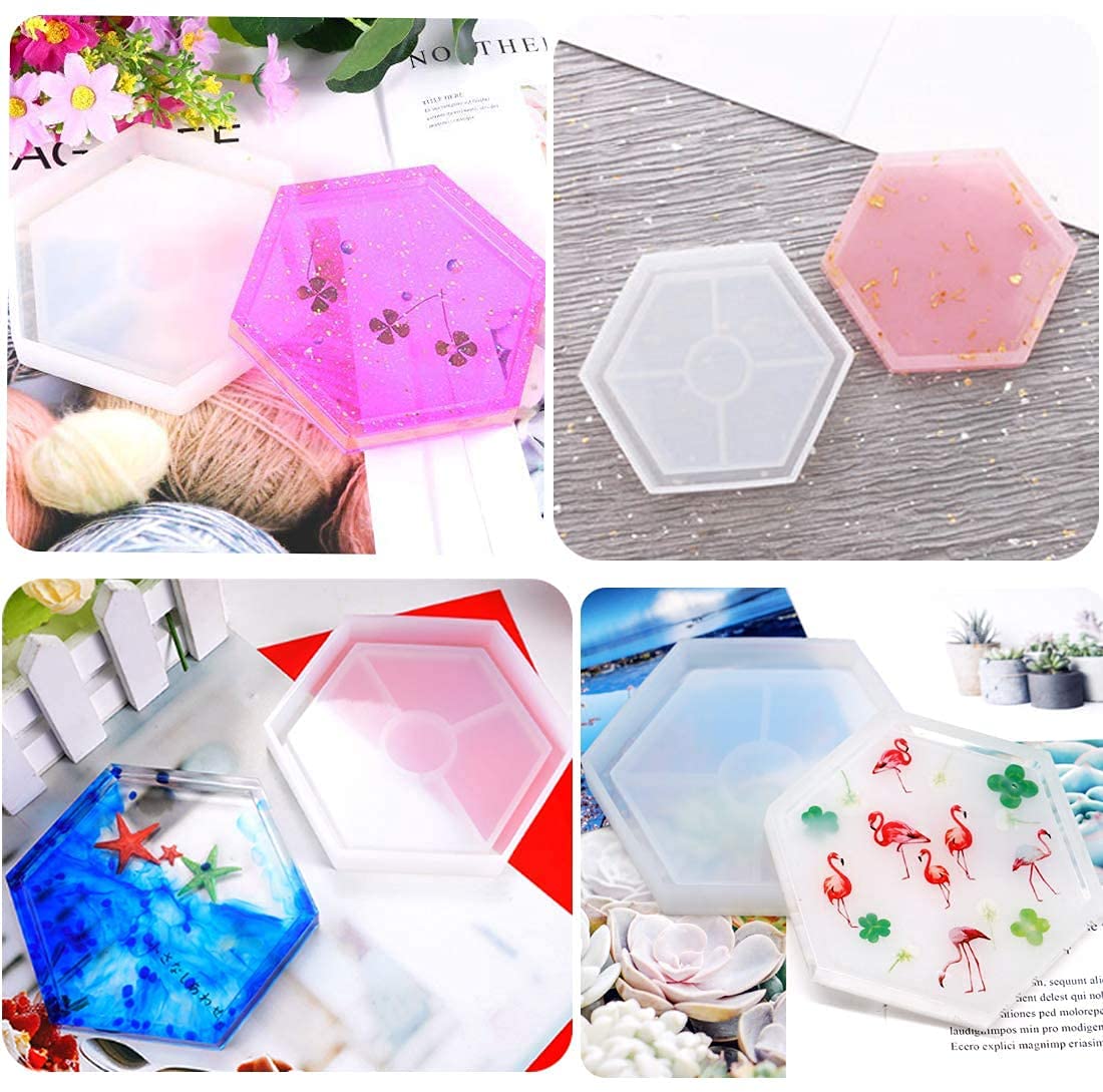 Silicone Resin Coaster Cup Mat Mold