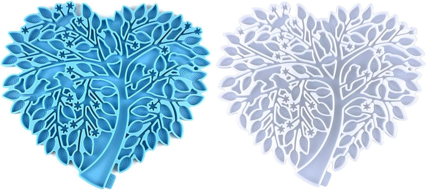 Heart-Shaped Tree Silicone Mold