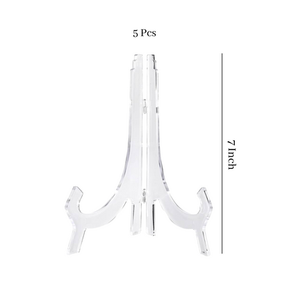 Clear Acrylic Easel Pack of 5