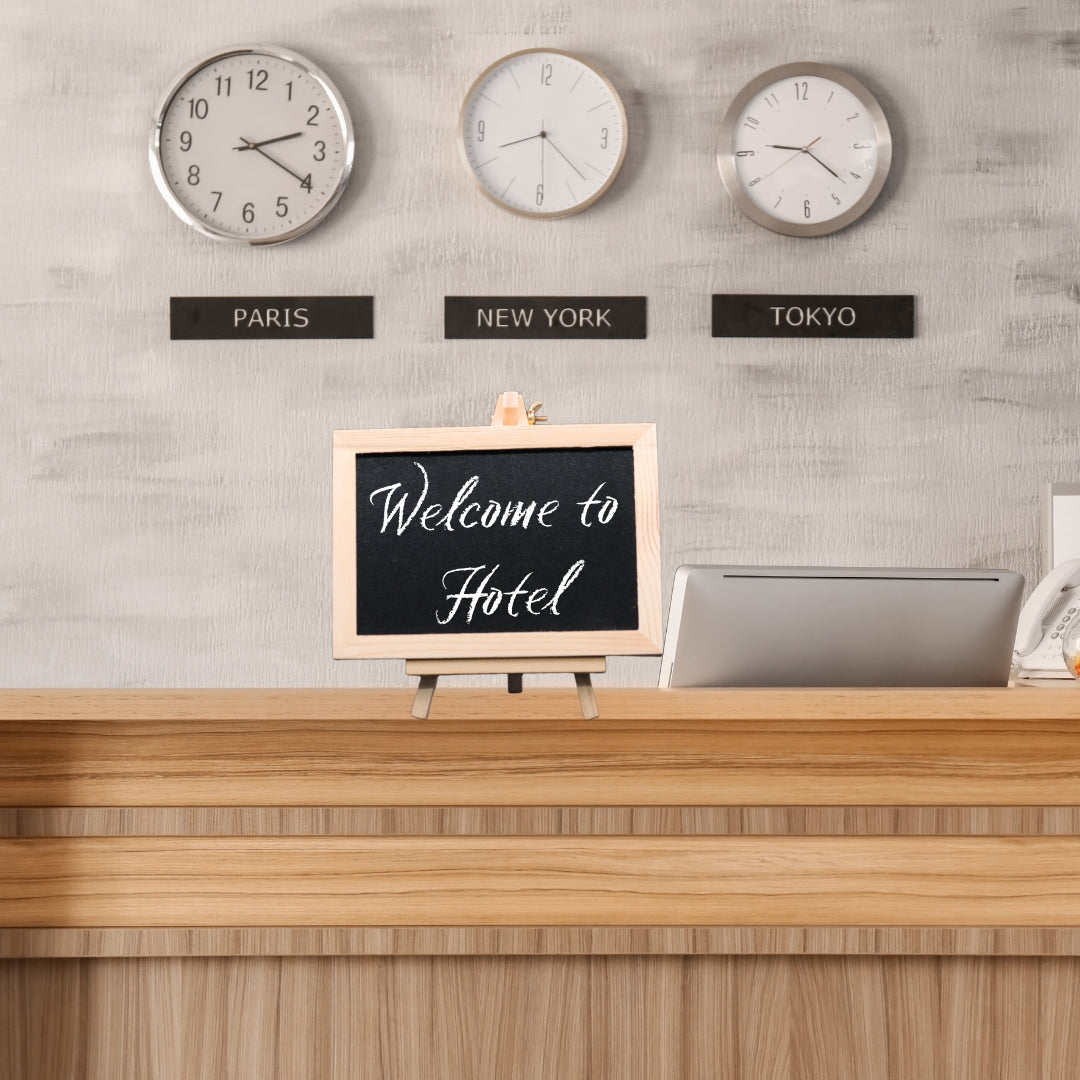 Mini Chalkboard Wooden Table Top Easel
