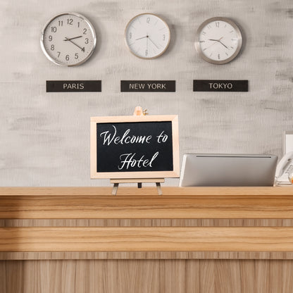 Mini Chalkboard Wooden Table Top Easel