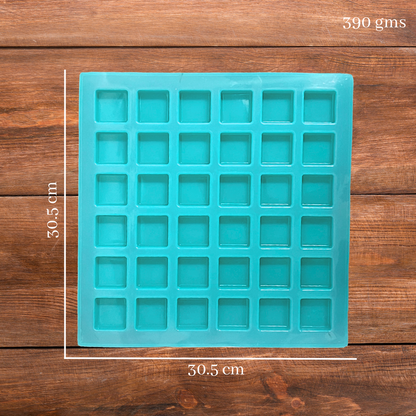 Handmade Square Shape Soap Making Moulds- 20GM
