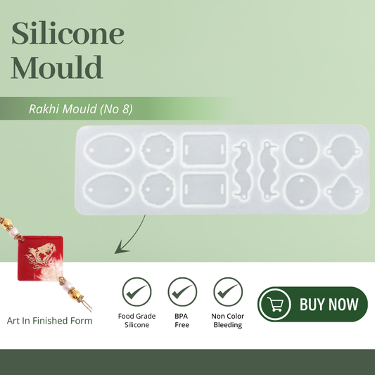 Silicone Rakhi Mould No 8