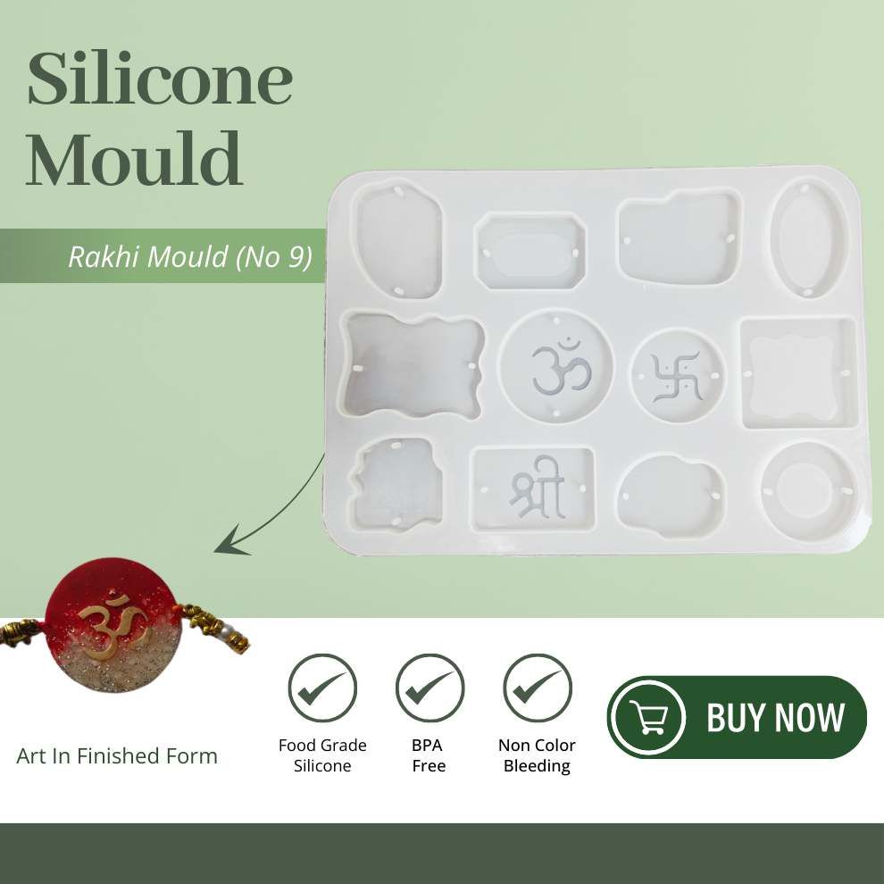 Silicone Rakhi Mould No 9