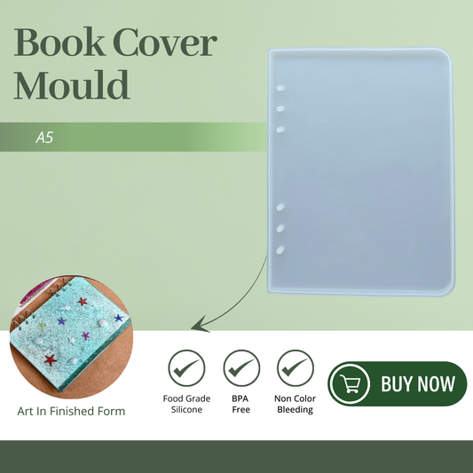 Resin Notebook Cover Mould (6 Hole)