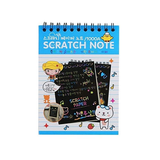 A5 Scratch Book Magical Rainbow Scratch Art