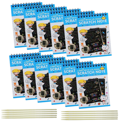 A5 Scratch Book Magical Rainbow Scratch Art