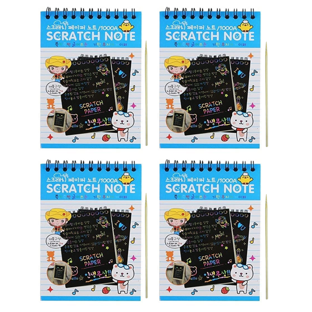 A5 Scratch Book Magical Rainbow Scratch Art