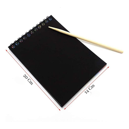A5 Scratch Book Magical Rainbow Scratch Art