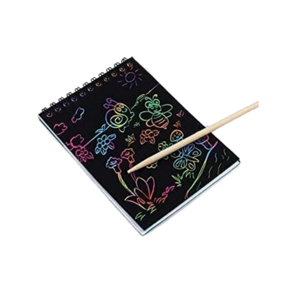 A5 Scratch Book Magical Rainbow Scratch Art