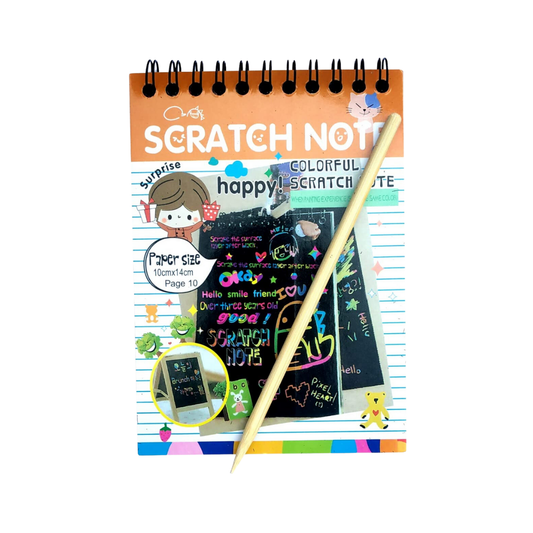 A6 Scratch Book Magical Rainbow Scratch Art
