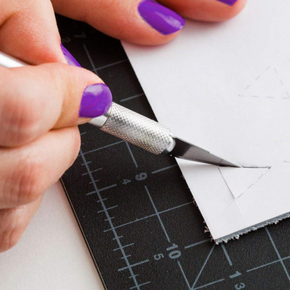 Metal Pen Knife with 5 Blade