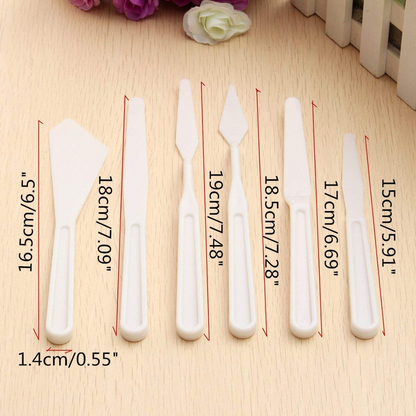 Plastic Painting Pallete Knife 5 Pc