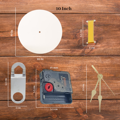 Acrylic Clock Base, Resin Clock Making Kit