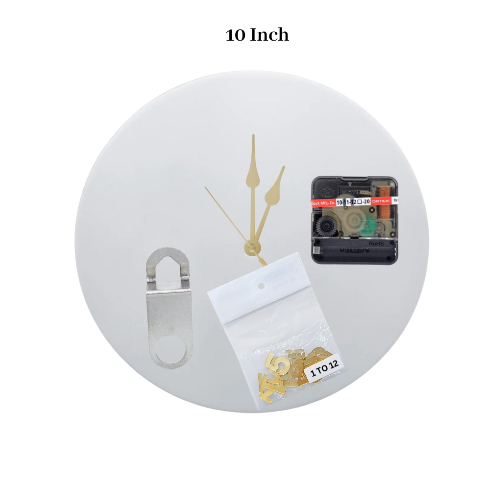 Acrylic Clock Base, Resin Clock Making Kit