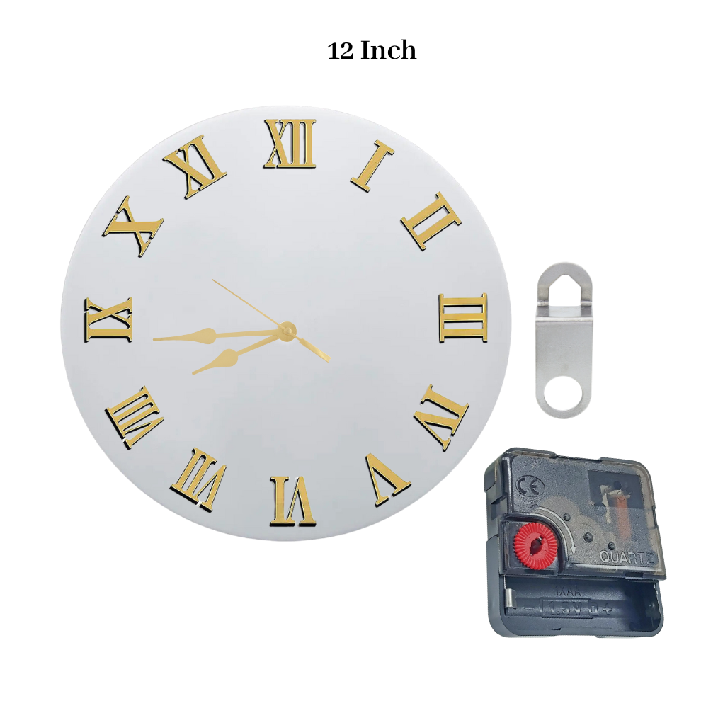 Acrylic Clock Base, Resin Clock Making Kit