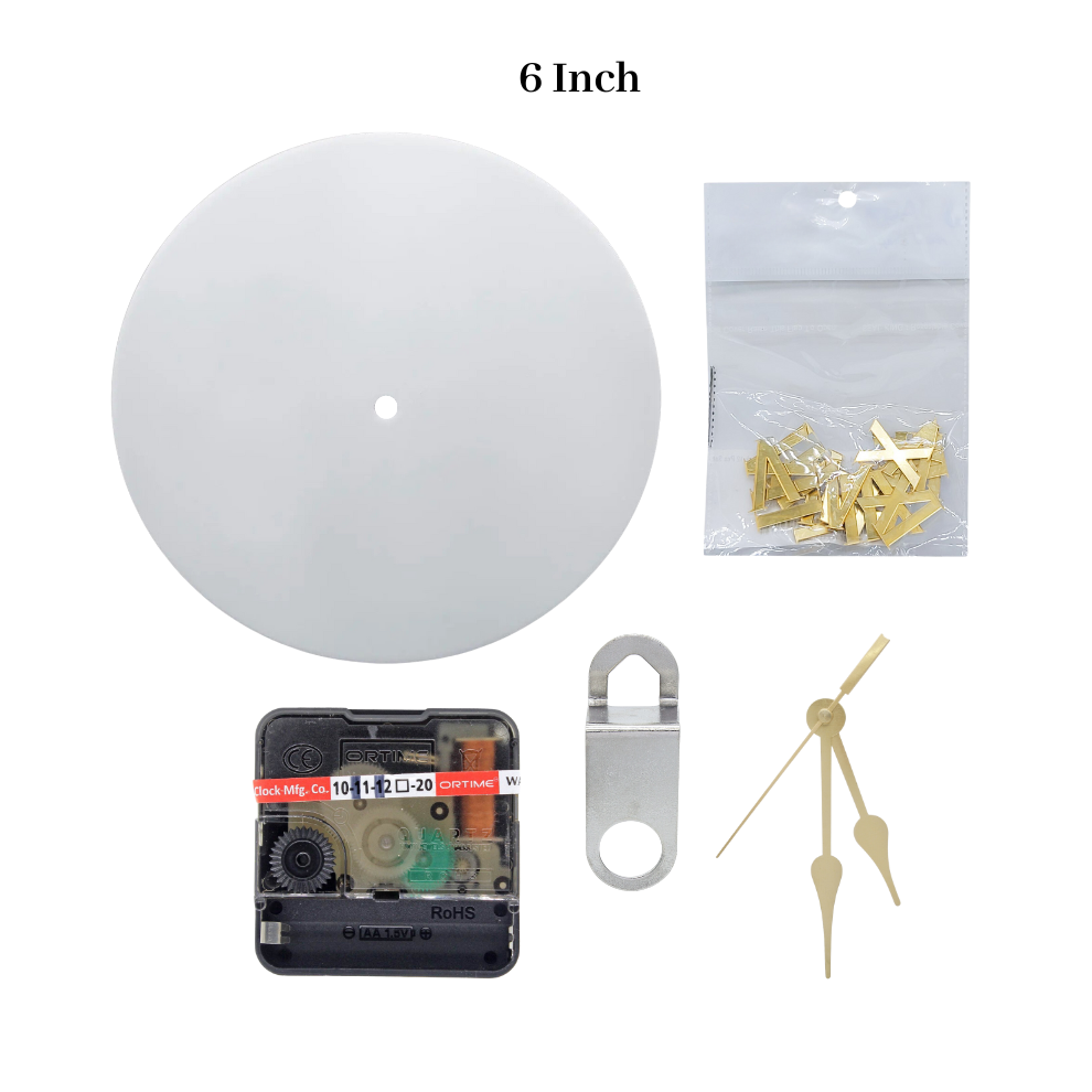 Acrylic Clock Base, Resin Clock Making Kit