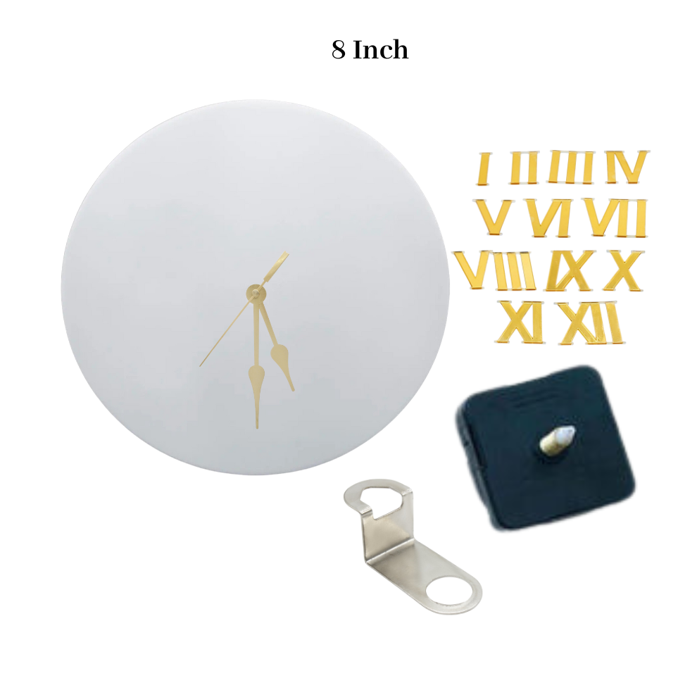 Acrylic Clock Base, Resin Clock Making Kit