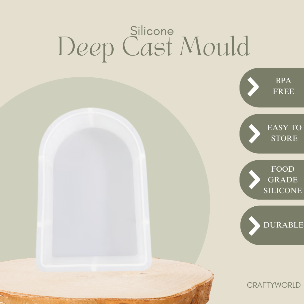 8 inch Deep Casting Resin Art Kit-Arch Shape