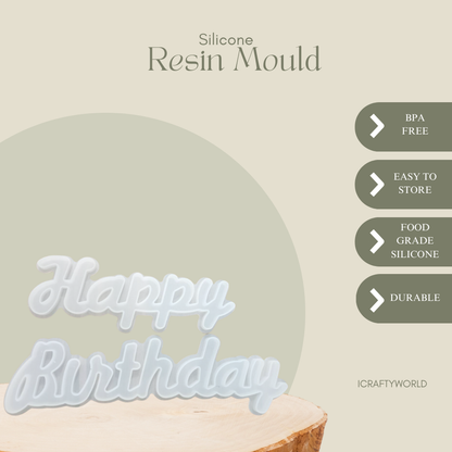 Happy Birthday Mould