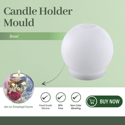 Silicone Bowl Tealight Holder Mould