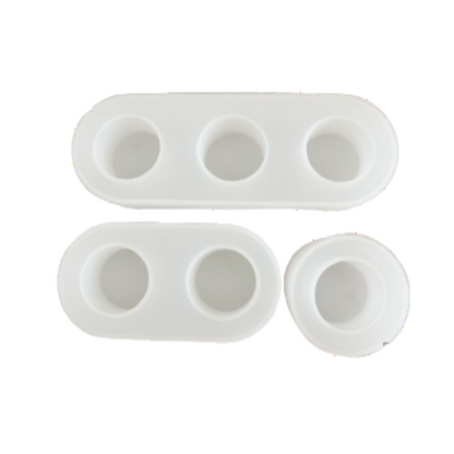 Silicone Capsule Tealight Holder Mould - 3