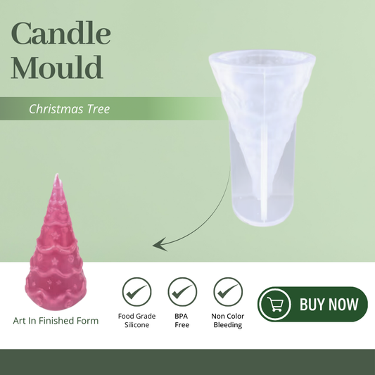 Silicone Candle Mould - Christmas Tree