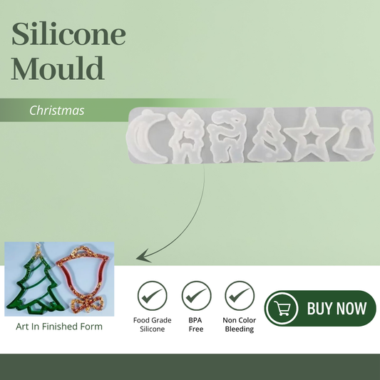 Christmas Mould, Pendant Keychain Mold