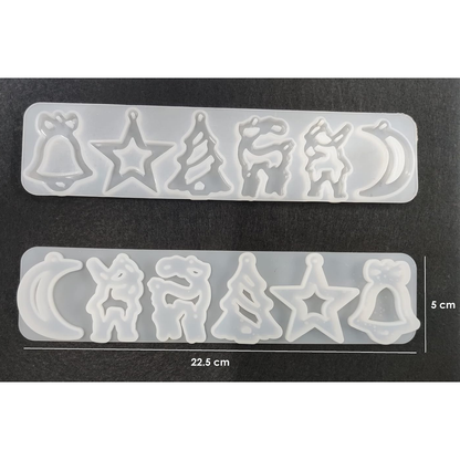 Christmas Mould, Pendant Keychain Mold