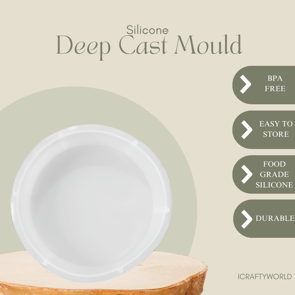 6 inch Deep Casting Resin Art Kit-Circle Shape