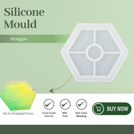Silicone Resin Coaster Cup Mat Mold