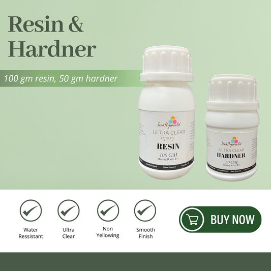 Epoxy Resin & Hardner, 150 gm