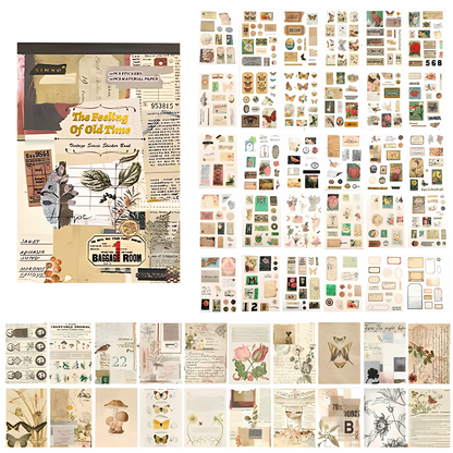Journal Stickers Scrapbook Paper Kit