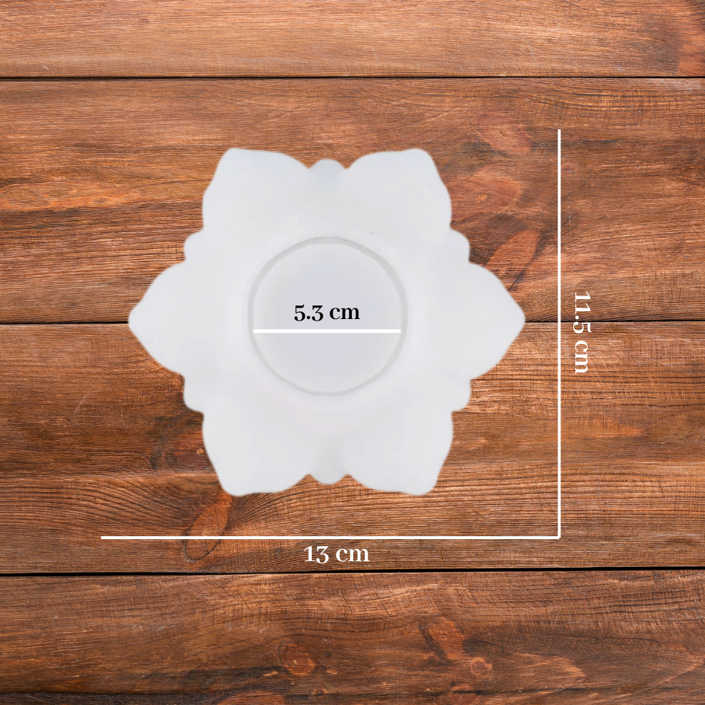 Flower Shape Holder Mould 5.3 Cm