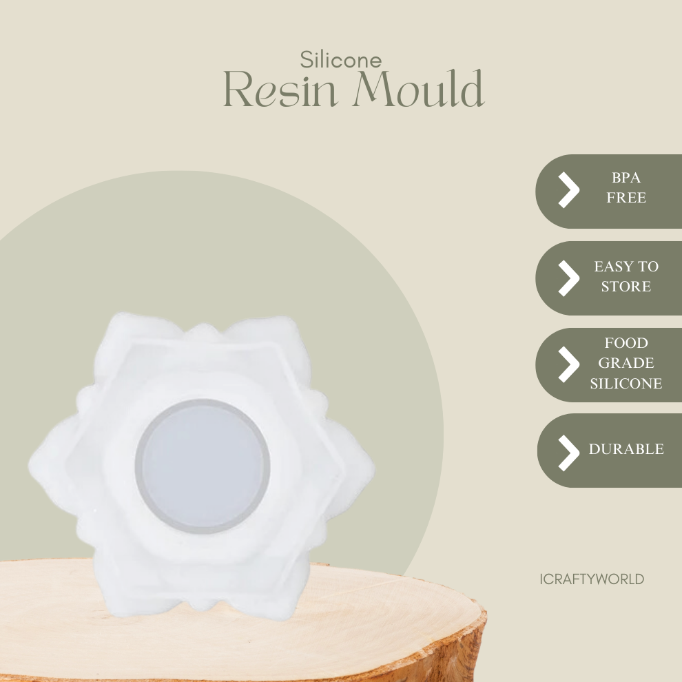 Flower Shape Holder Mould 5.3 Cm