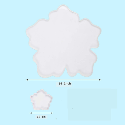 Flower Tray & Coaster Mould, Pack of 5
