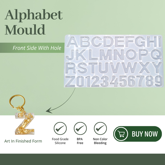 Silicone Alphabet Resin Mould