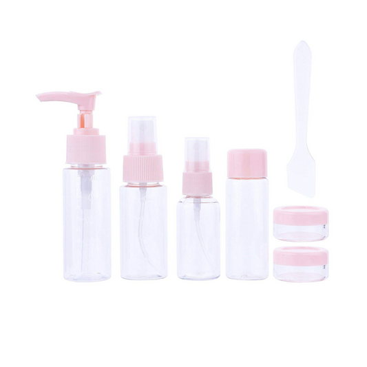 7 Pc Travel Bottle Kit