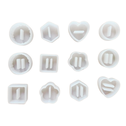 Silicone Epoxy Resin Casting 12 Cvt Ring Holder Set