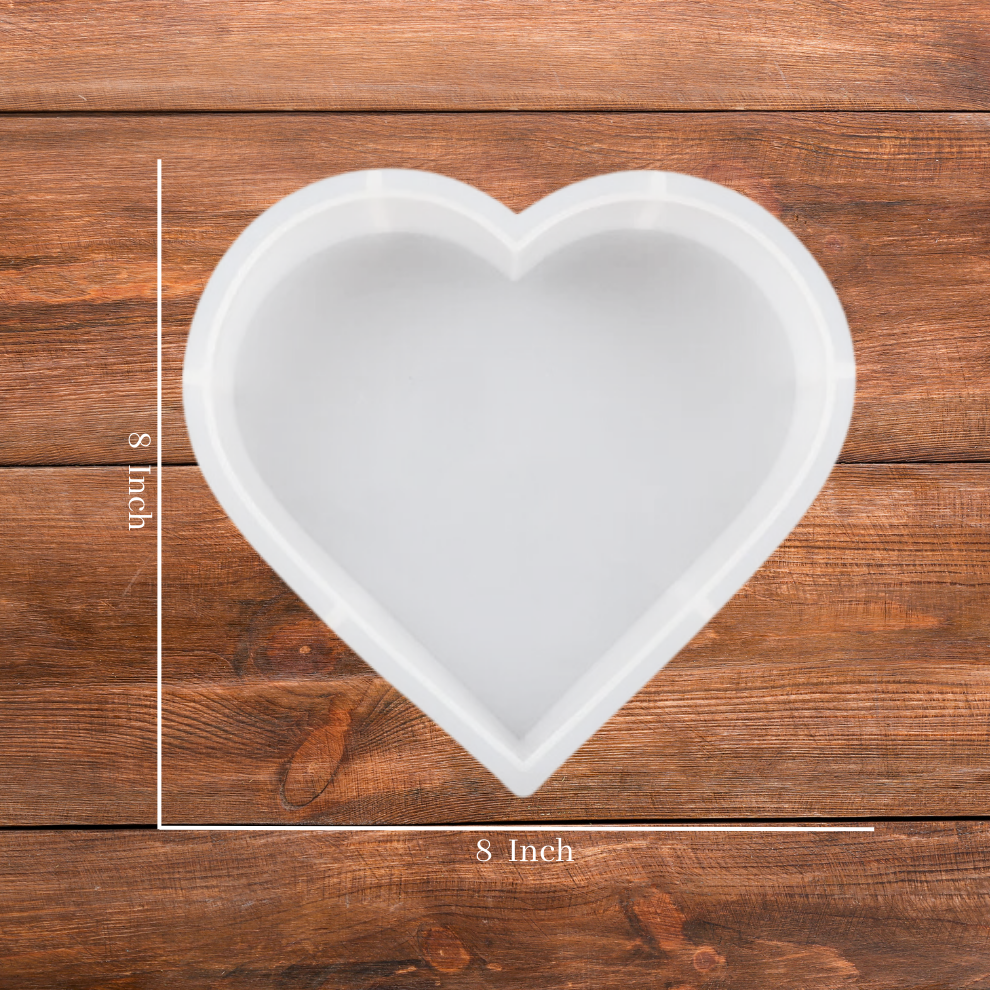 Deep Casting Resin Art Kit Heart Shape 8 inch