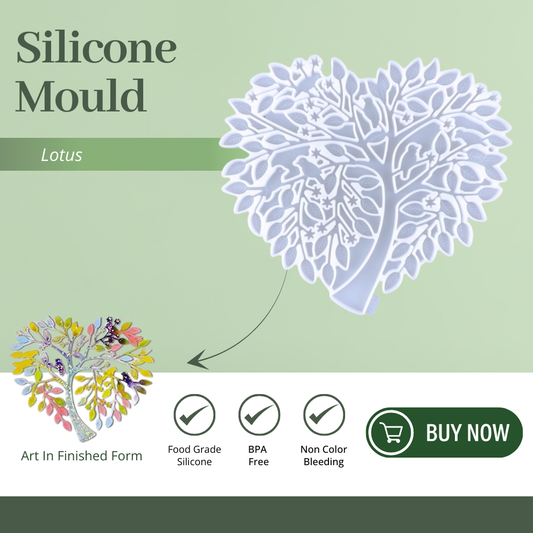 Heart-Shaped Tree Silicone Mold