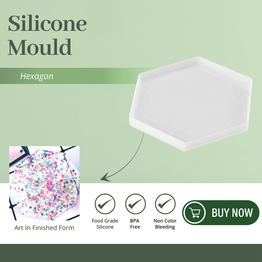 Hexagon Shape Coaster Mould
