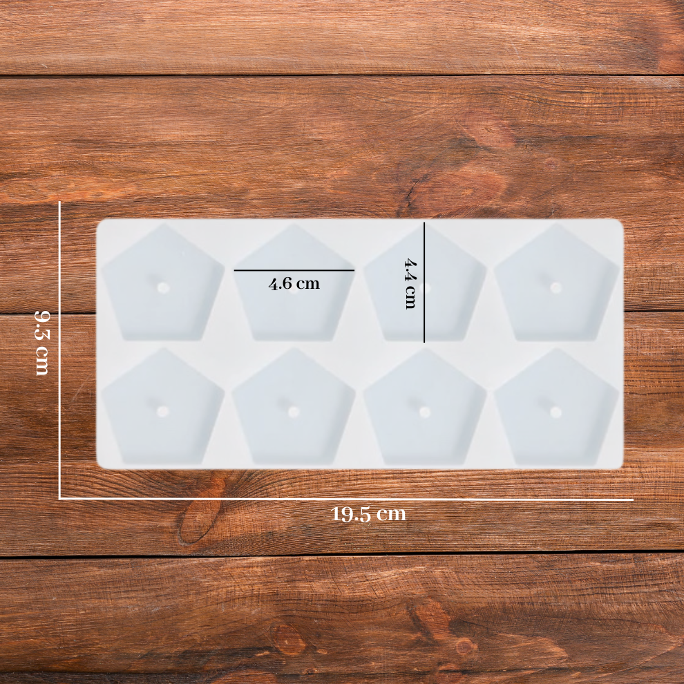 Geometric Silicone Candles Mould (Hexagon Shape Candle Mold)