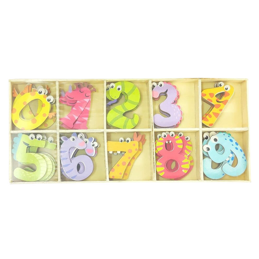 Printed Wooden Numbers