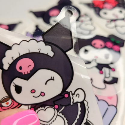 4 Sheets Sanrio Cartoon Stickers Set