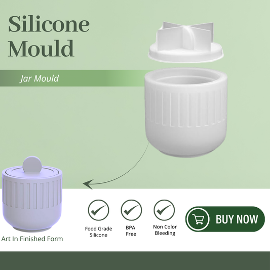 Jar Mould, Planter Mould, Stripe No 8