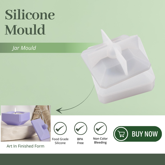 Jar Planter Mold, Square No 12