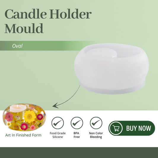 Oval Shape Candle Mould