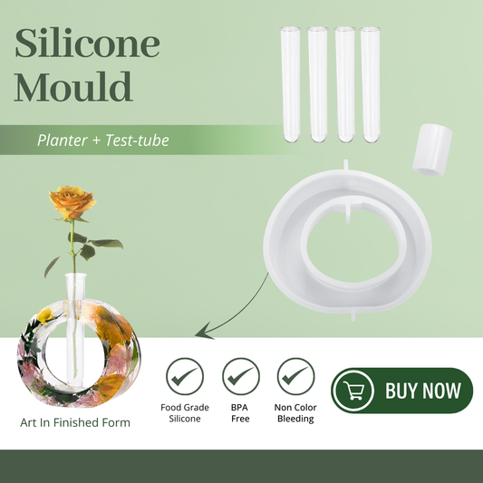 Resin Vase Mould with Test-Tube