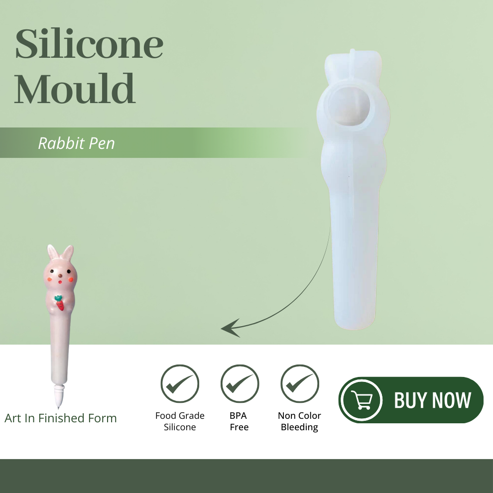 Silicone Rabbit Pen Mould